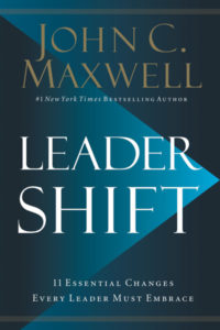 The cover of the book "Leadershift" by John C. Maxwell.