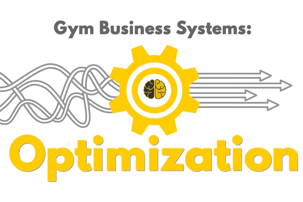 A jumble of lines becoming streamlined - gym business systems: optimization