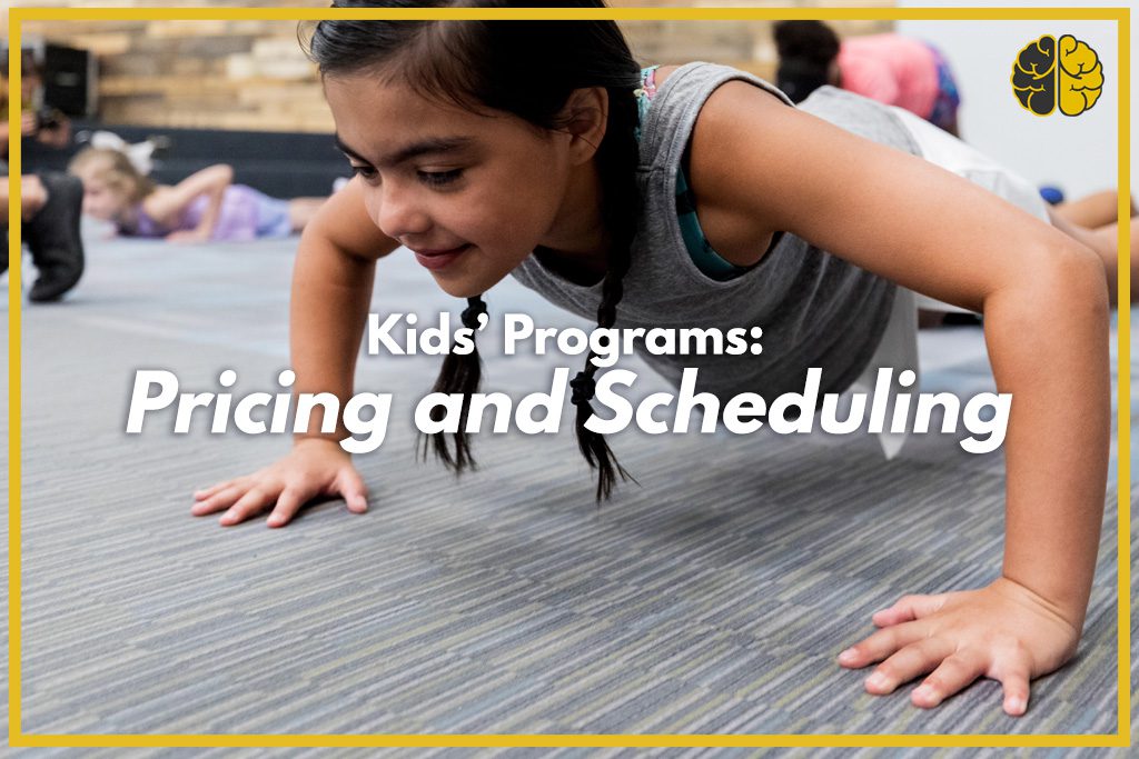 Girl doing pushups - Kids Programs' - Pricing and Scheduling