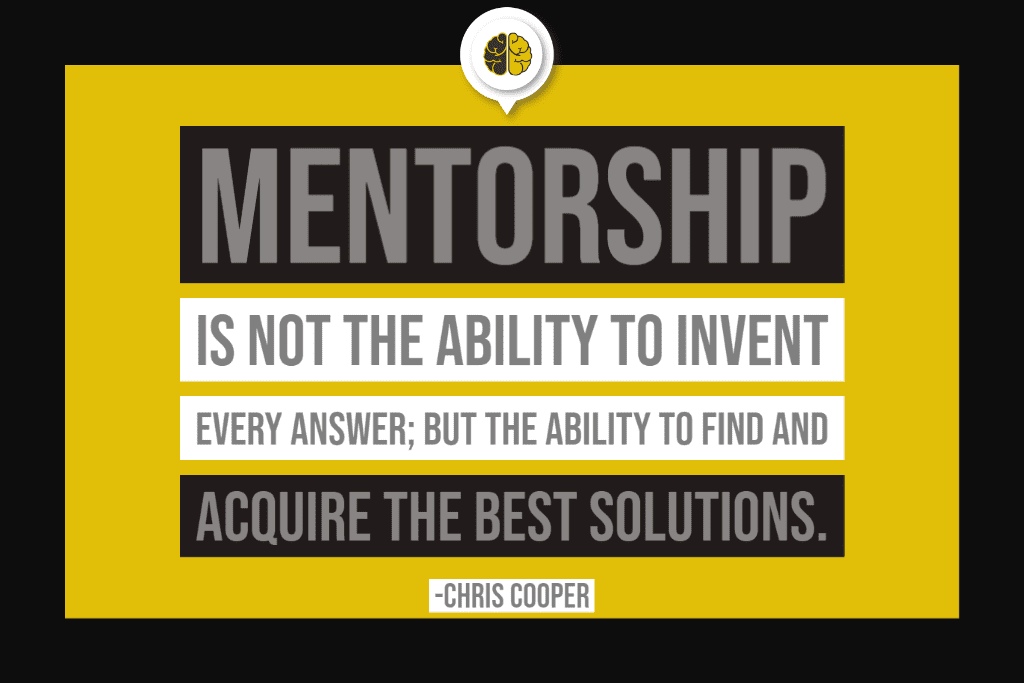Mentorship quote by Chris Cooper