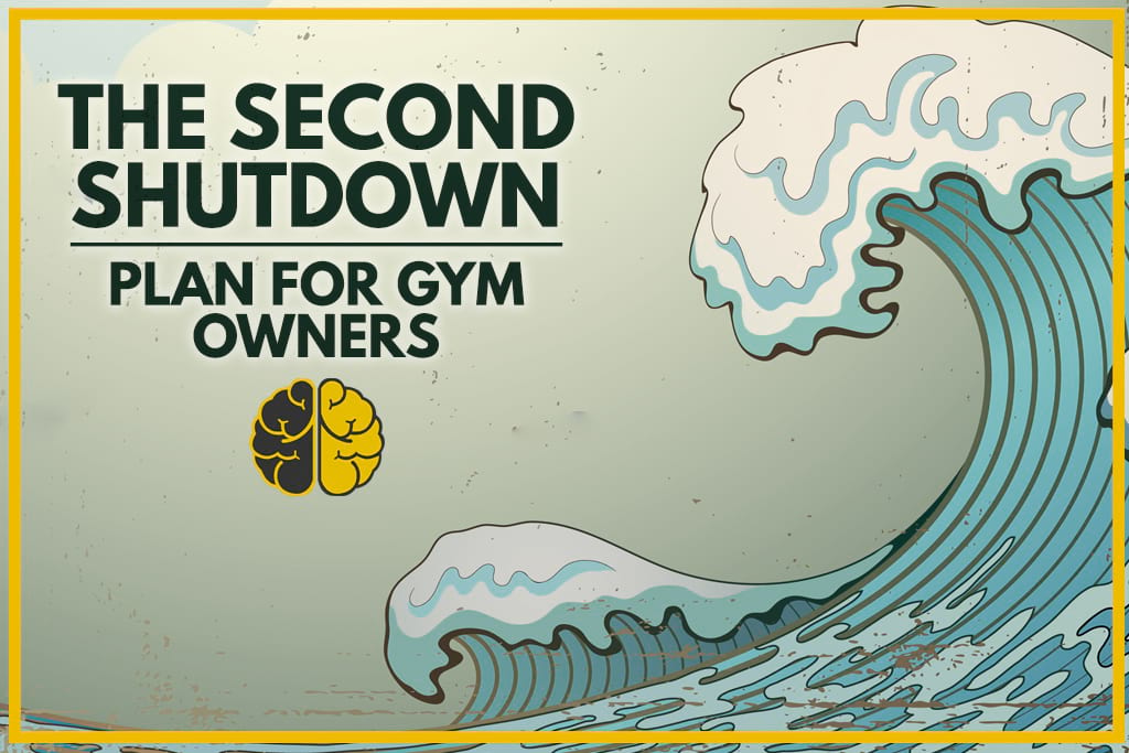 A wave crashing - the second shutdown - plan for gym owners