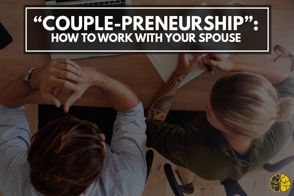 A couple discussing finances - Couple-preneurship - how to work with your spouse