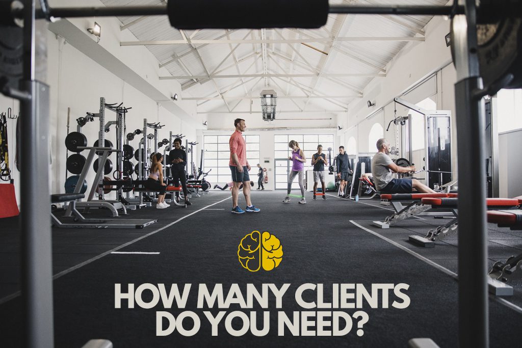 Clients in a gym - how many clients do you need?