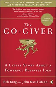 The cover of "The Go-Giver" by Bob Burg.