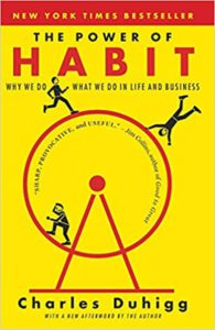 The cover of "The Power of Habit" by Charles Duhigg