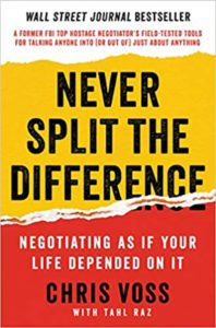 Best books for fitness coaches: "Never Split the Difference" by Chris Voss.