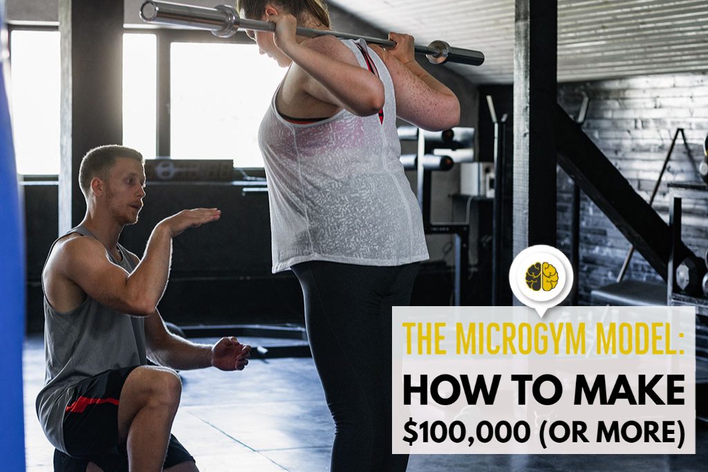 A coach instructing a client in a lift - how to make $100000