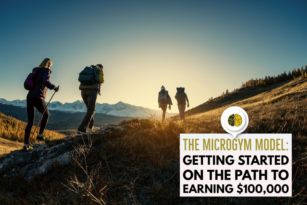 People starting a hike - get on the path to earn $100000