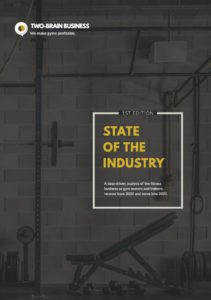 The cover of the 2020 State of the Industry report from Two-Brain Business.