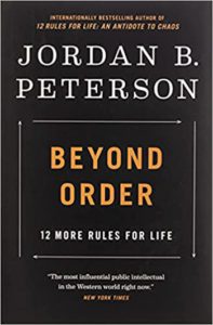 The cover of "Beyond Order: 12 More Rules for Life" by Jordan Peterson.