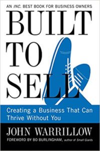 The cover of "Built to Sell" by John Warrilow.