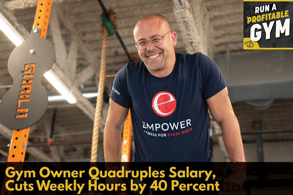 A photo of smiling gym owner Corey Lapell, featured guest on the Run a Profitable Gym podcast.