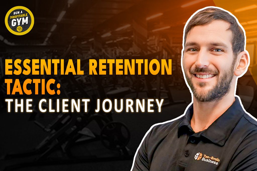 A photo of Two-Brain mentor Peter Brasovan and the title "Essential Retention Tactic: The Client Journey."