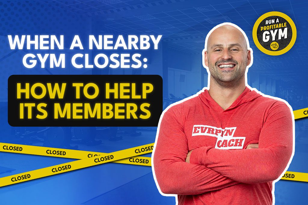 Gym owner Matt Michaud next to title "When a Nearby Gym Closes: How to Help Its Members"