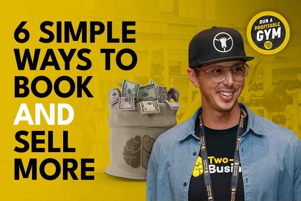 Marketing expert John Franklin with text "6 Simple Ways to Book and Sell More"