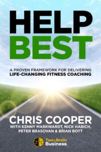 The cover of Chris Cooper's 10th book, "Help Best."