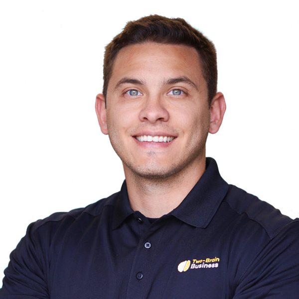 A portrait headshot of Two-Brain Business mentor Tim Rainer.