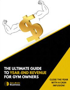 The cover of Chris Cooper's ebook "The Ultimate Guide to Year-End Revenue for Gym Owners."