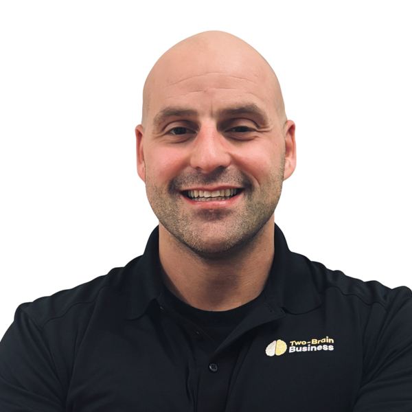 A portrait headshot of Two-Brain Business mentor Matt Michaud.