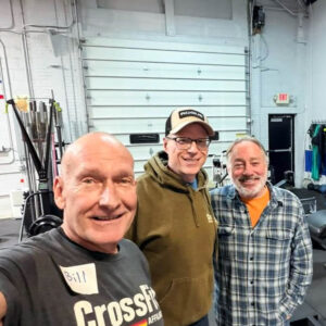 A photo of Chris Cooper and Greg Glassman taken by Bill Russell.