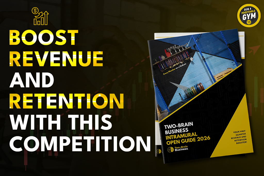 The cover of Two-Brain's 2026 Intramural Open guide with text "Boost revenue and retention with this competition"