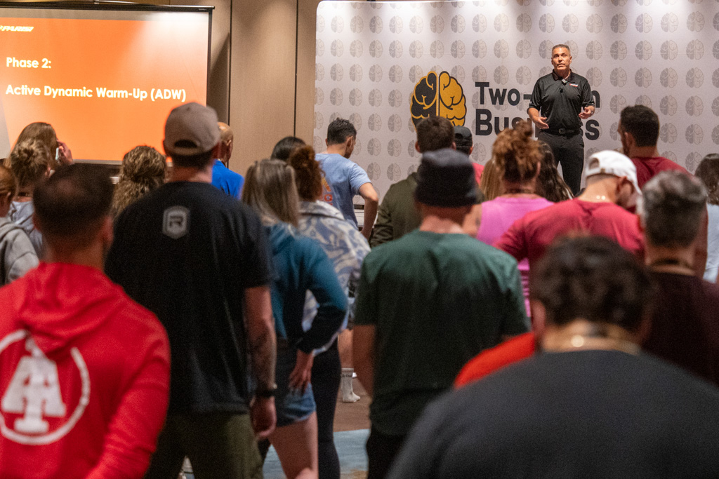 Bill Parisi coaching at the 2025 Two-Brain Summit.