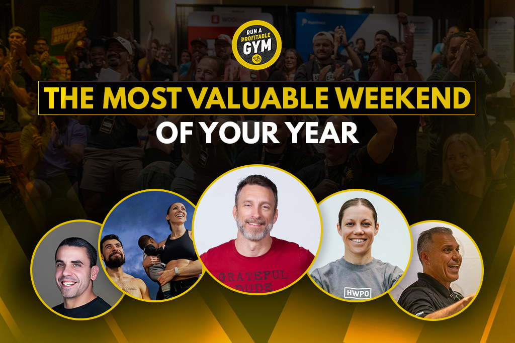 Text "The Most Valuable Weekend of Your Year" with photos of Matt Souza, Miranda and Julian Alcaraz, Mike Michalowicz, Michele Letendre, and Bill Parisi
