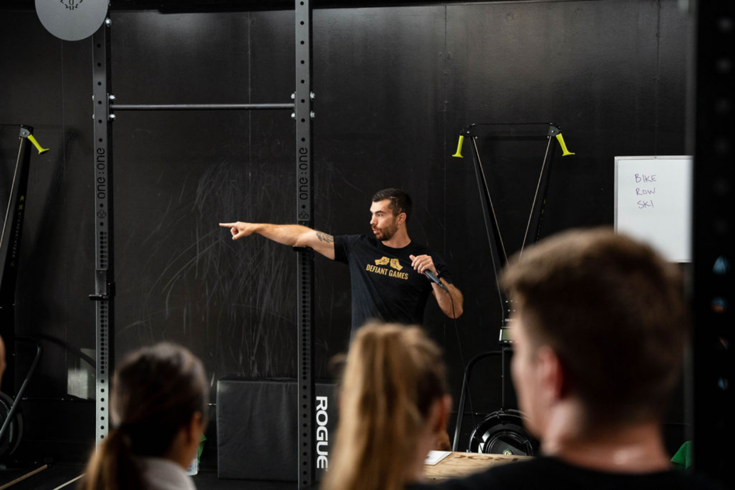 Two-Brain alum Darren Thornton coaching at his gym Defy