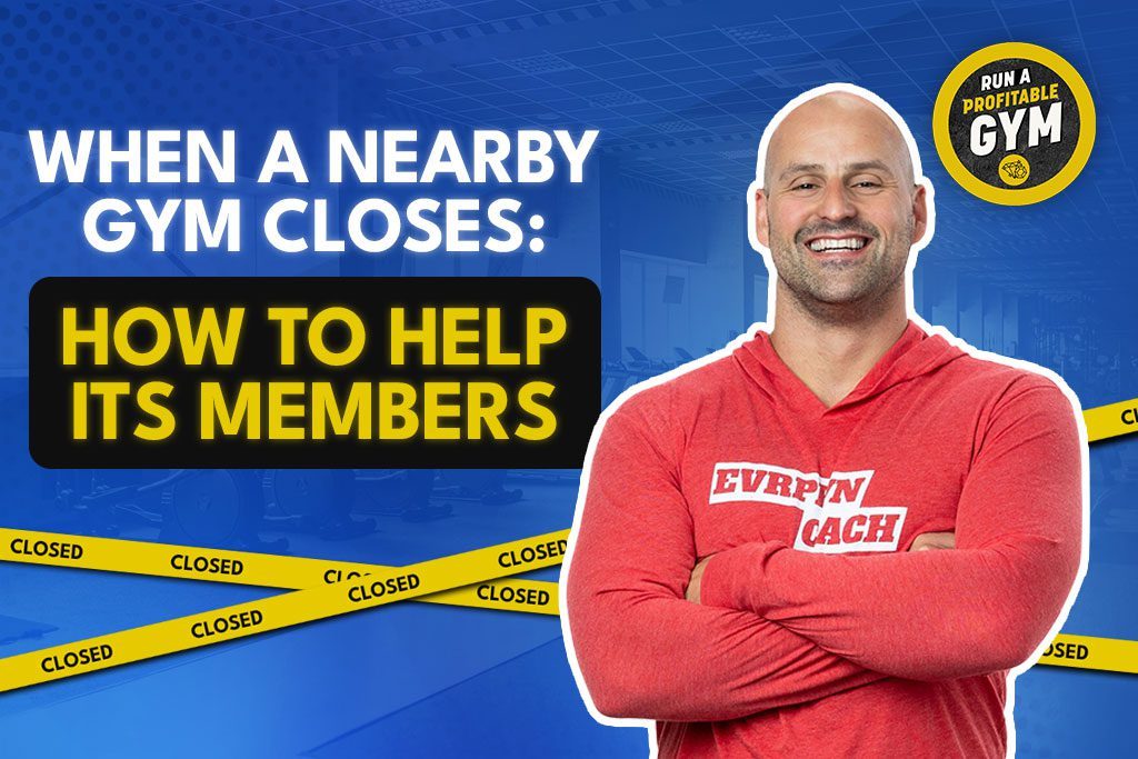 Gym owner Matt Michaud next to title "When a Nearby Gym Closes: How to Help Its Members"